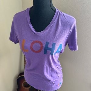 Aviator Nation VNeck Aloha Tee